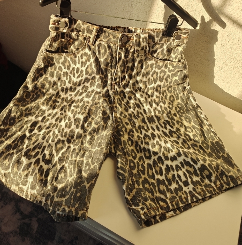 Leopard Print Shorts